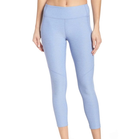 Outdoor Voices Crop Warmup Legging Baby Blue XS - Picture 2 of 6